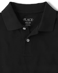 Polo en piqué d'uniforme pour garçon