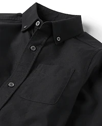 Kids Uniform Oxford Button Down Shirt