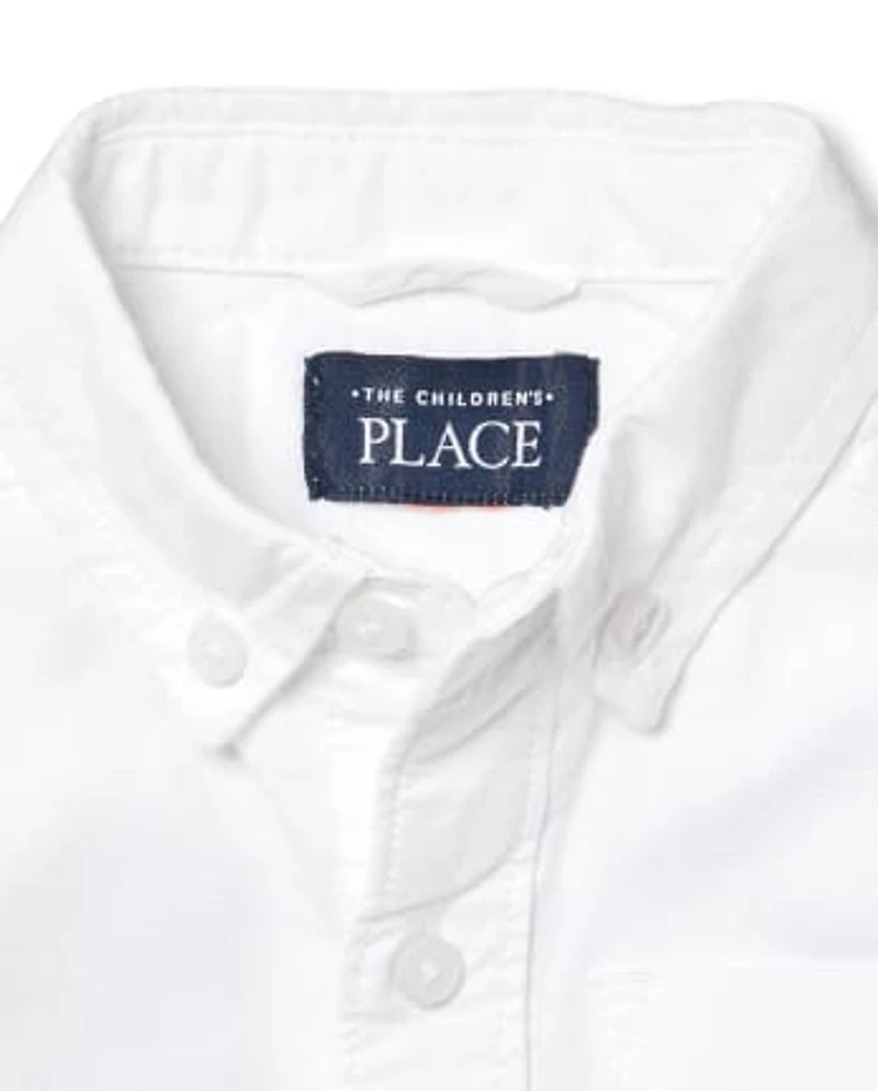 Baby And Toddler Uniform Oxford Button Down Shirt