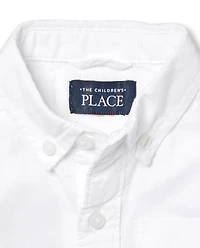 Baby And Toddler Uniform Oxford Button Down Shirt