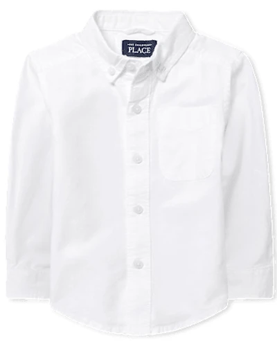 Baby And Toddler Uniform Oxford Button Down Shirt