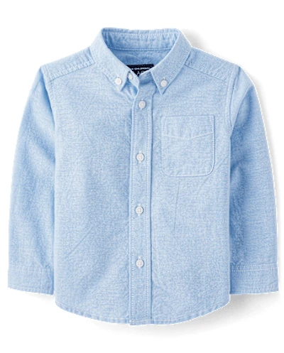 Baby And Toddler Uniform Oxford Button Down Shirt