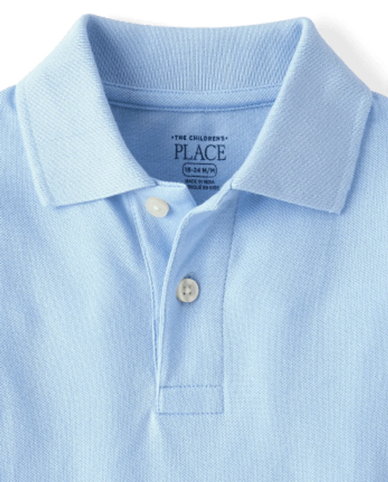Baby And Toddler Uniform Soft Pique Polo