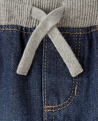 Baby And Toddler Boys Pull On Straight Jeans