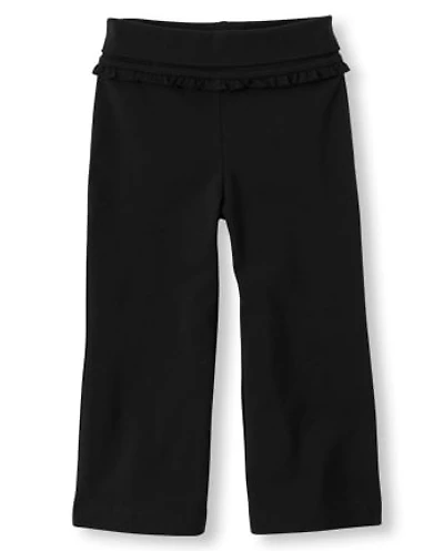 Baby And Toddler Girls Active Foldover Waist Pants