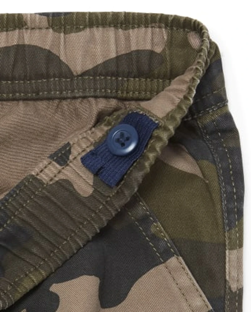 Boys Pull On Cargo Pants