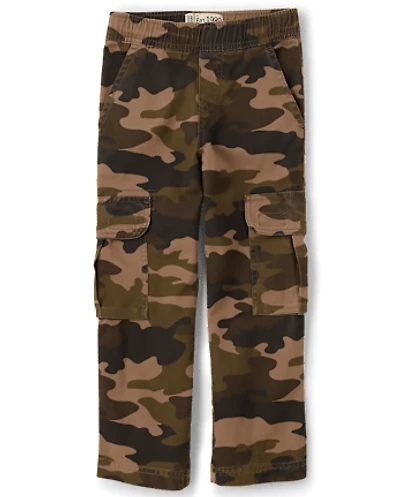 Boys Pull On Cargo Pants