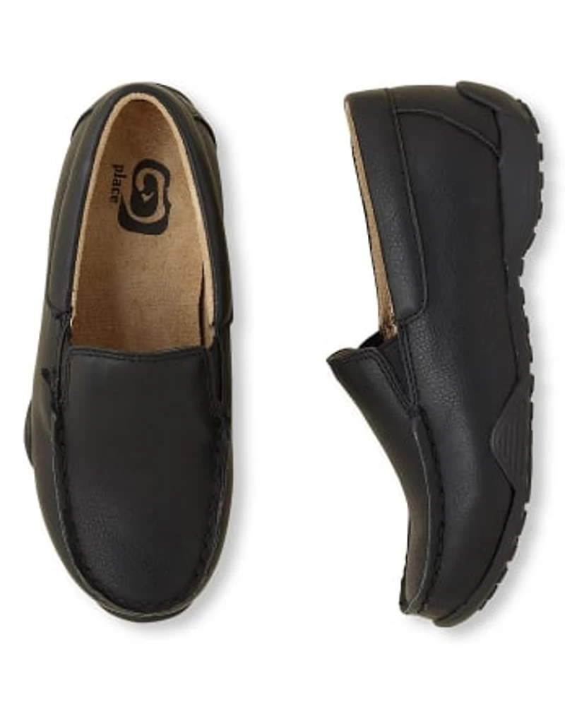 Boys Slip On Dress Shoes
