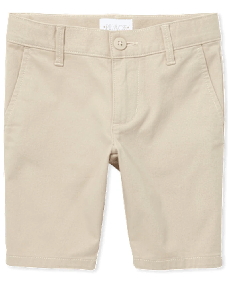 Girls Uniform Stretch Chino Shorts