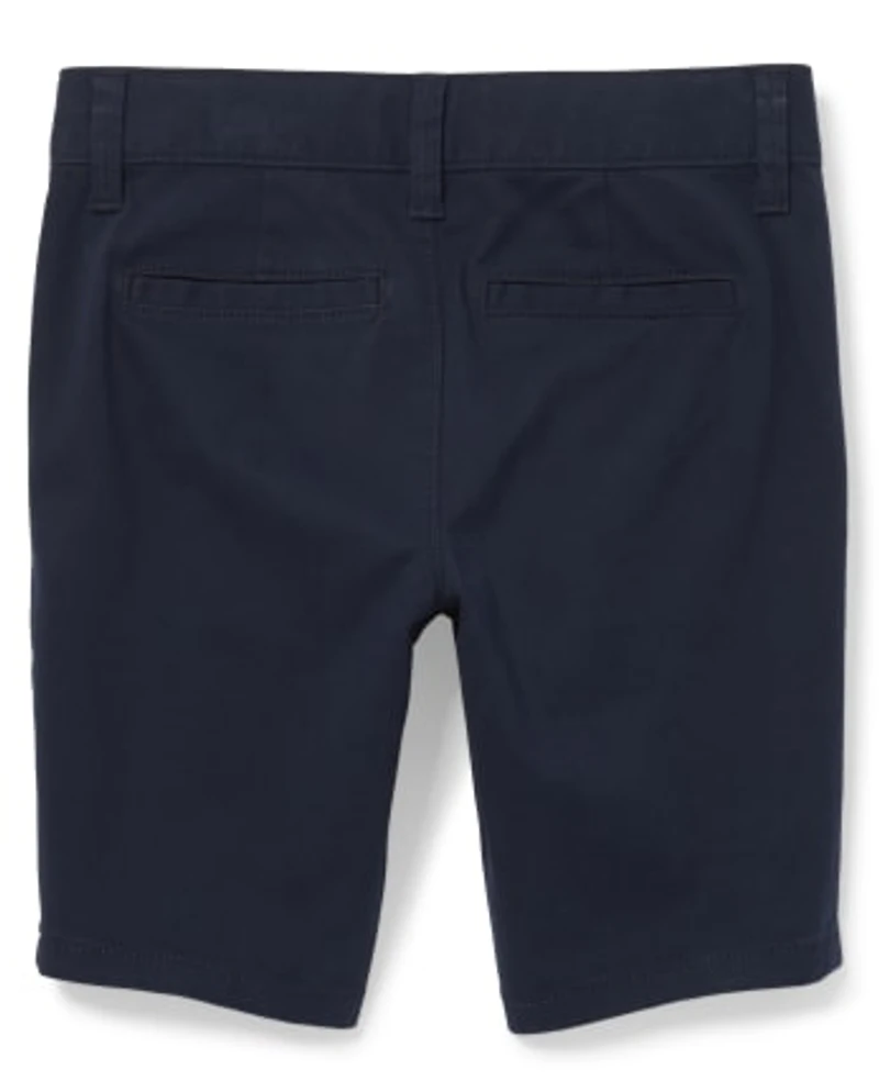 Girls Uniform Stretch Chino Shorts
