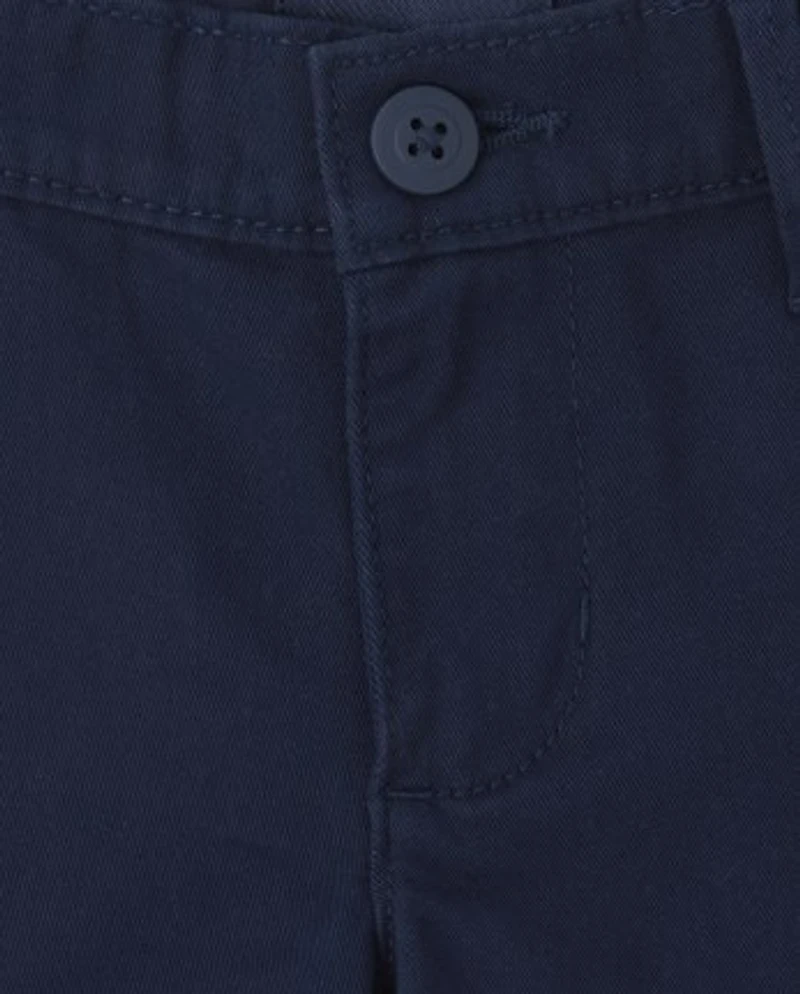 Girls Uniform Stretch Bootcut Chino Pants