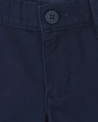 Girls Uniform Stretch Bootcut Chino Pants