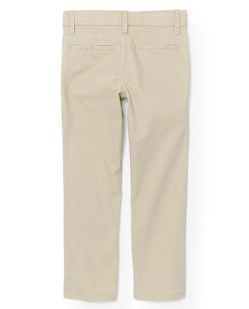 Pantalon chino skinny extensible pour uniforme filles - Taille Plus