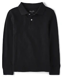 Polo en piqué d'uniforme pour garçon