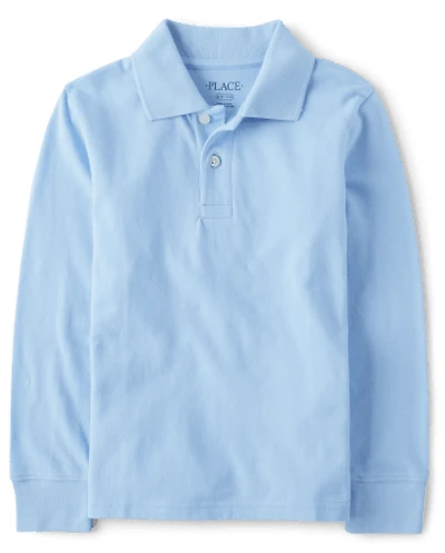 Polo en piqué d'uniforme pour garçon