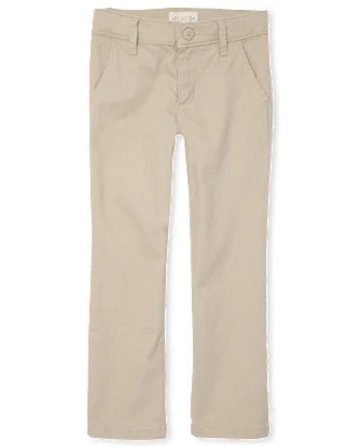 Pantalon chino skinny uniforme pour filles