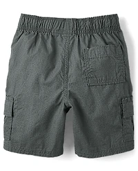 Boys Ripstop Pull On Cargo Shorts
