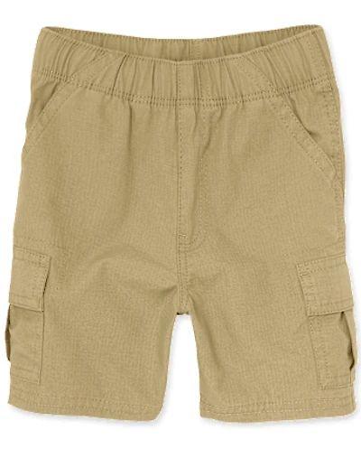 Toddler Boys Ripstop Pull On Cargo Shorts