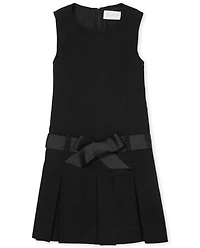Toddler Girls Uniform Bow Jumper
