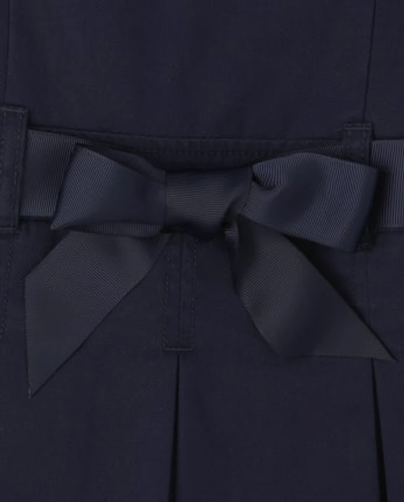 Toddler Girls Uniform Bow Jumper