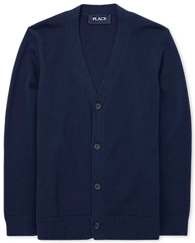 Boys V Neck Cardigan