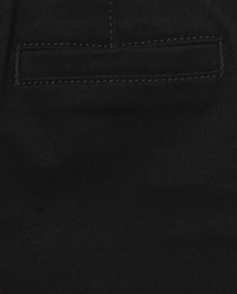 Toddler Girls Uniform Stretch Chino Shorts