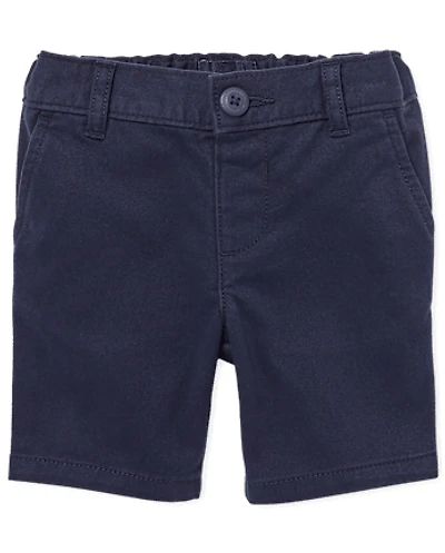 Toddler Girls Uniform Stretch Chino Shorts