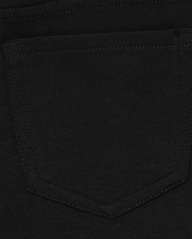 Girls Uniform Ponte Knit Pull On Jeggings
