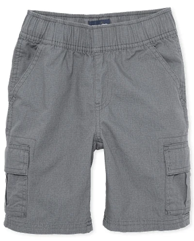 Boys Ripstop Pull On Cargo Shorts