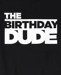 Baby And Toddler Boys Matching Family Birthday Graphic Tee