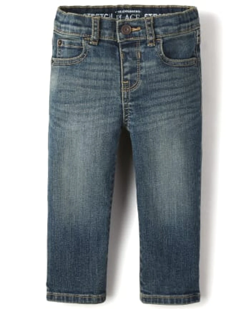 Jeans droits pour bébés et tout-petits garçons