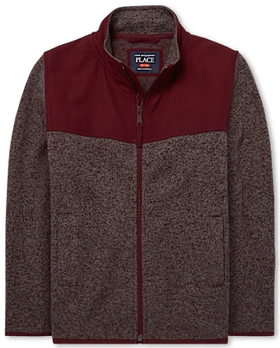 Boys Sweater Fleece Trail Jacket