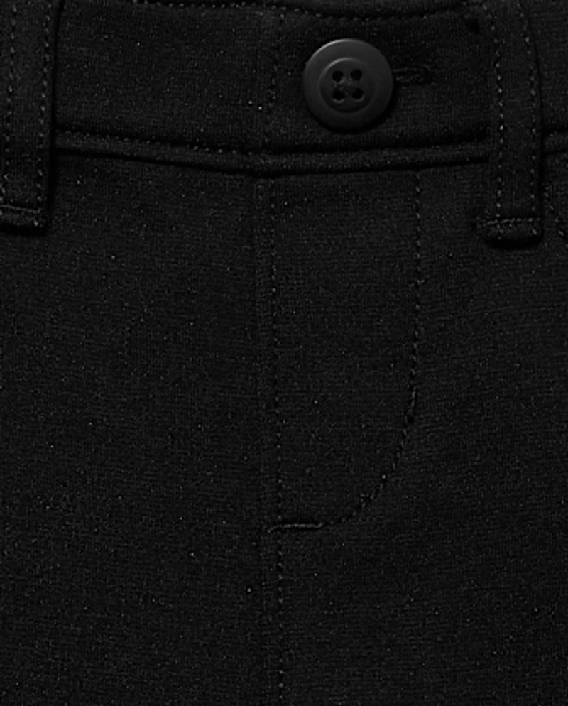 Jeggings à enfiler en tricot Ponte pour fille - Slim