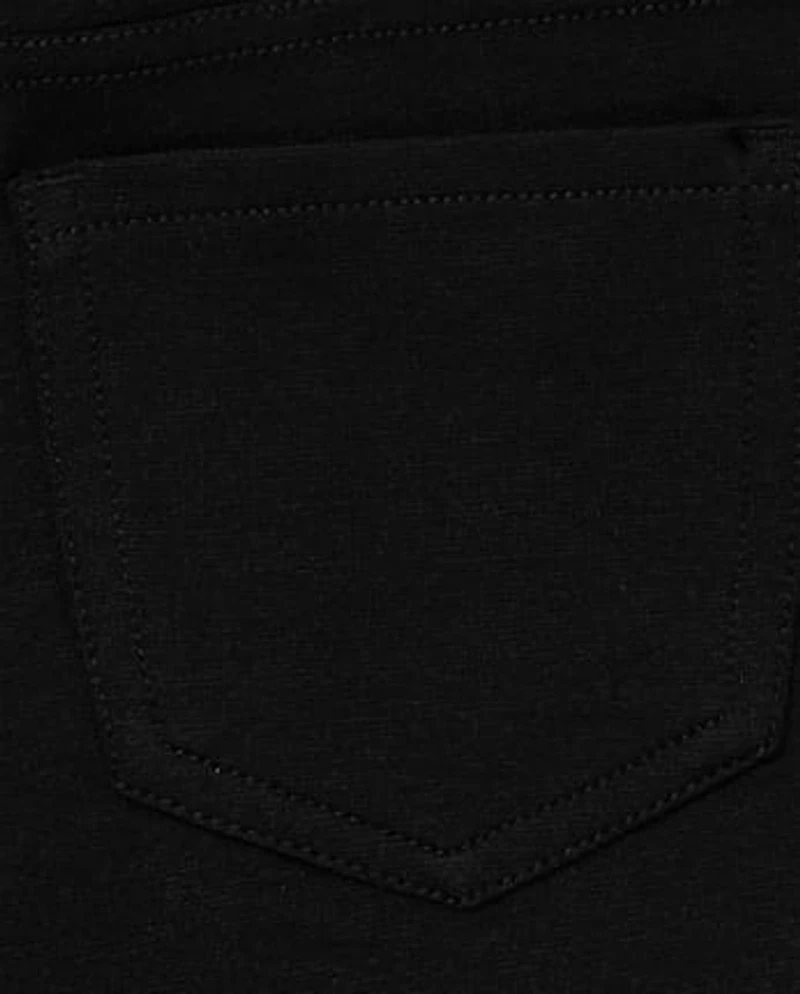 Jeggings à enfiler en tricot Ponte pour filles - Taille Plus