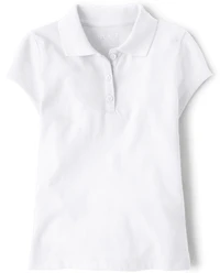 Girls Uniform Soft Jersey Polo
