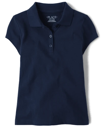 Girls Uniform Soft Jersey Polo