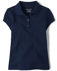 Girls Uniform Soft Jersey Polo