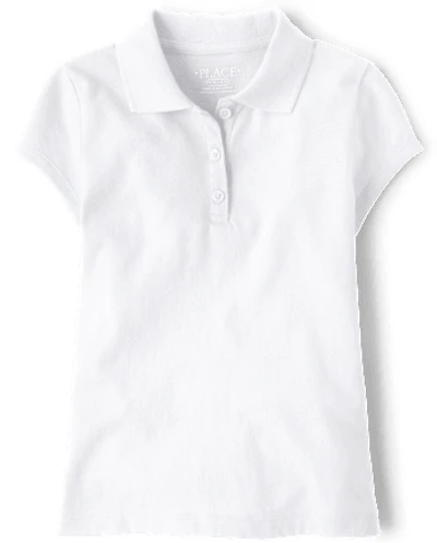 Girls Uniform Soft Jersey Polo