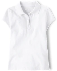 Girls Uniform Soft Jersey Polo