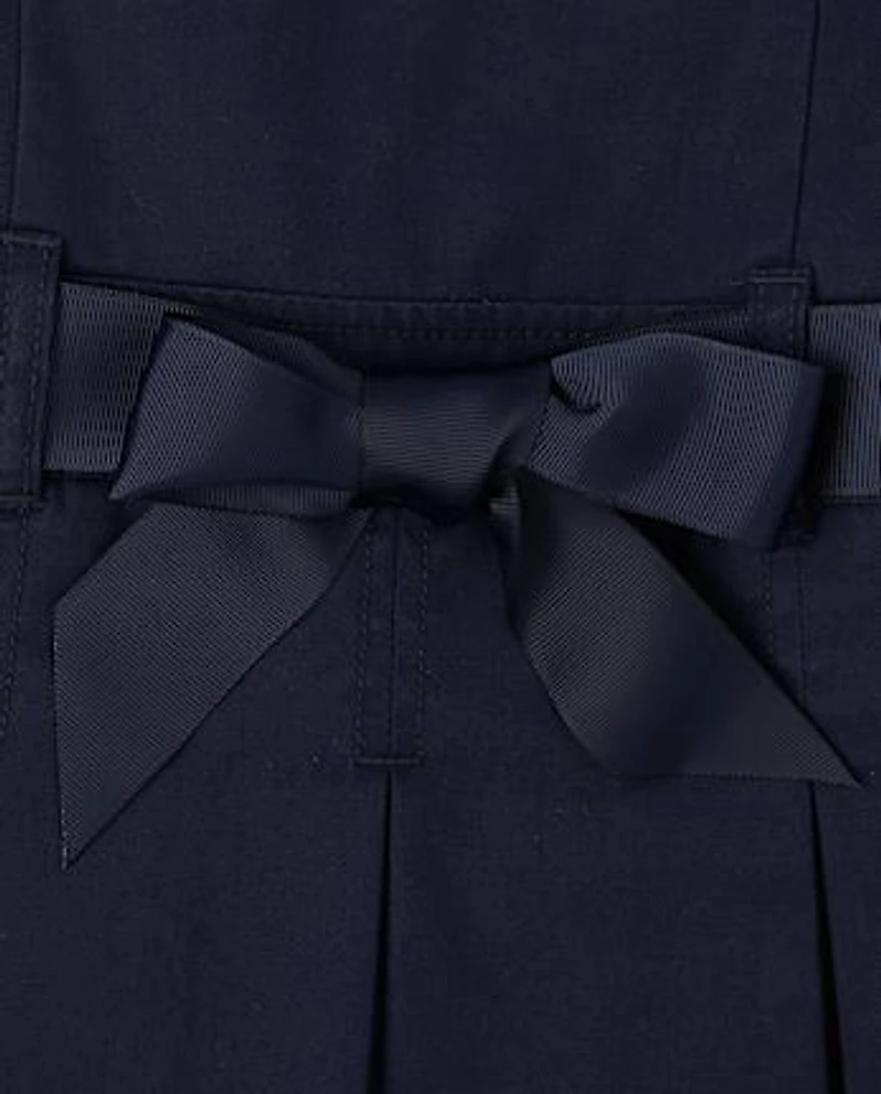 Girls Uniform Belted Jumper