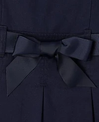 Girls Uniform Belted Jumper