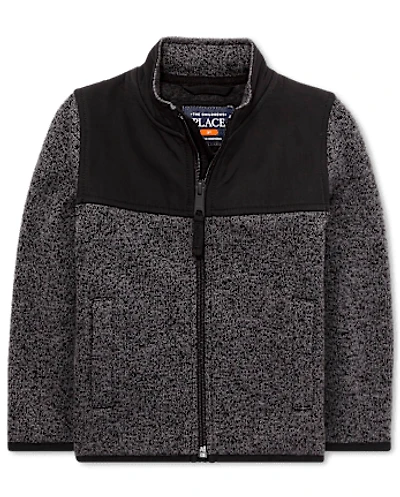 Baby And Toddler Boys Sweater Fleece Trail Jacket