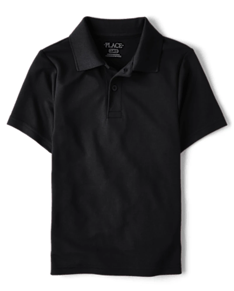 Boys Uniform Performance Polo - Husky