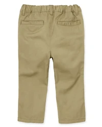 Baby And Toddler Boys Uniform Stretch Skinny Chino Pants