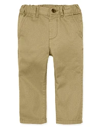 Baby And Toddler Boys Uniform Stretch Skinny Chino Pants