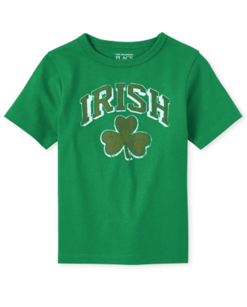 Baby And Toddler Boys Matching Family Shamrock Graphic Tee