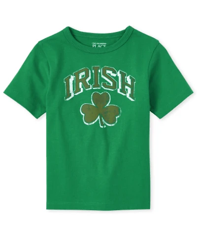 Baby And Toddler Boys Matching Family Shamrock Graphic Tee