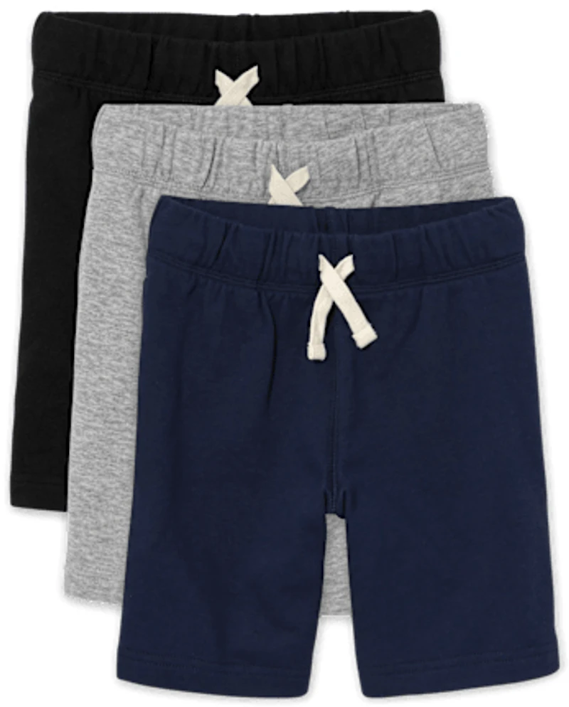 Kids French Terry Shorts 3-Pack