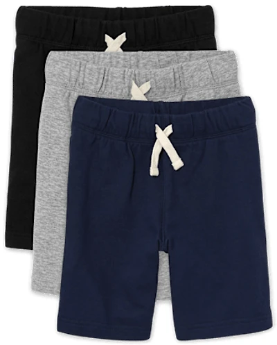 Kids French Terry Shorts 3-Pack