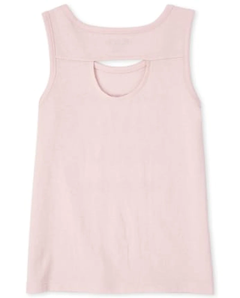 Girls Mix And Match Glitter Cut Out Tank Top